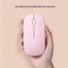 Dual-Mode Rechargeable Wireless Bluetooth Mouse with Silent Clicks for USB Desktop & Laptop Use