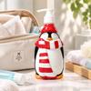 Santa Claus Lotion Dispenser Bottles Snowman Gel Hand Sanitizer Bottle Cosmetic Container  Bathroom
