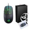 6 Button RGBs Illuminates Corded Mouse 3600DPI Precisions Tracking For Gaming Office Use With AntiSlip Scroll Wheel
