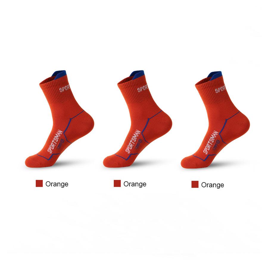 3 Ζεύγη Ανδρικές Κάλτσες Εξωτερικού Χώρου Γυμναστηρίου Υψηλής Ποιότητας Άνετες Μαλακές Με Πρόσφυση στο Έδαφος Νέο Στυλ Μεσαίο Αλφάβητο Μόδα Κάλτσες Τρεξίματος