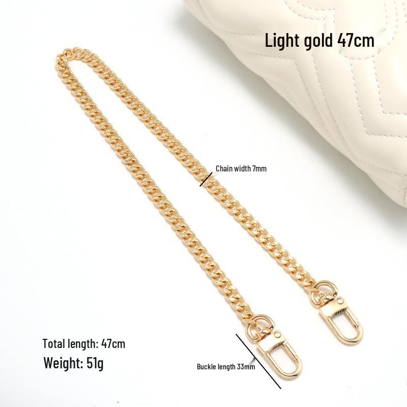 Kouchi Four-Leaf Clover Mahjong Bag Chain Strap - Metal Replacement for Crossbody or Shoulder Bags