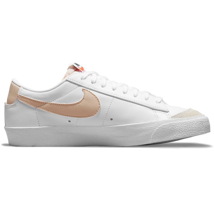 Nike Dámské tenisky Blazer Low 77 Bílá Bledě korálová Černá Ratanová DC4769-106