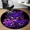 1pc Evil Spirit Office Round Area Rug, Under Office Chairs Bedroom Living Room Home Decor, Room Deco