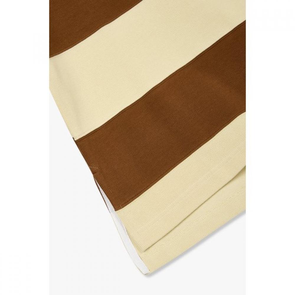 Studio Tomboy Rugby Stripe Henry Neck Sweatshirt 9105322102 