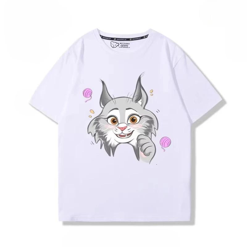 "Zootopia 2" Judy and Nick Cartoon T-Shirt Breathable Soft Summer Short Sleeve Children's Top