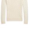Polo Ralph Lauren Ss22 Solid Color Logo Embroidered V-Neck Long Sleeve Wool Sweater Women Sweater White WMPOSWENC020427-100