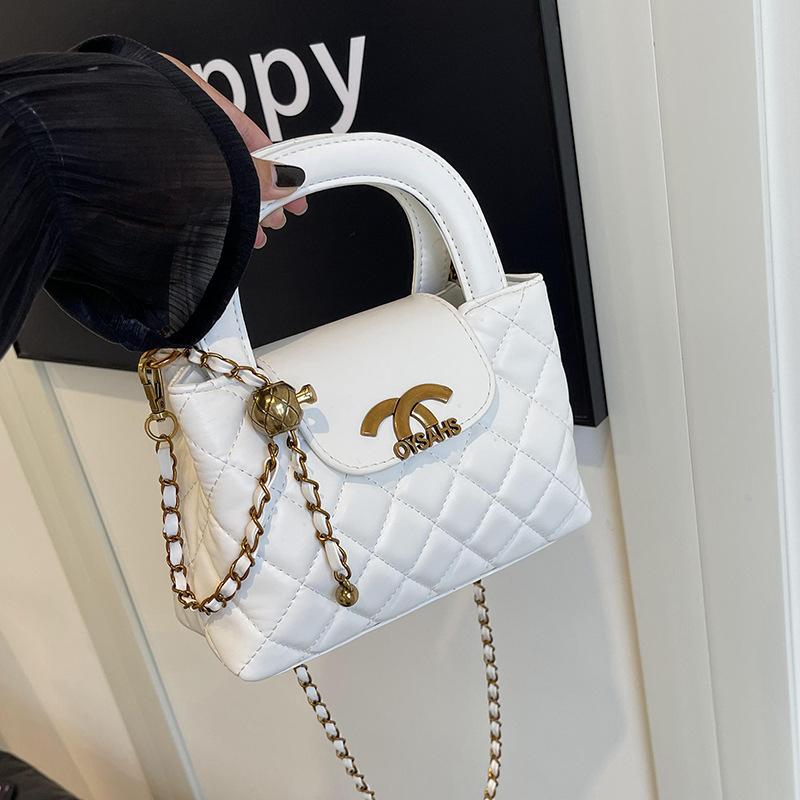 Geantă premium cu lanț de diamante, geantă de mesager pentru femei, nouă, de primăvară și vară, la modă, versatilă, de umăr, sub braț