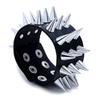 European Punk Style Adjustable PU Leather Spike Bracelet