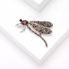 Exquisite Alloy Dragonflies Brooch Featuring Rhinestones Fashion Elegant Brooch Alloy Texture for Adding Sophistication