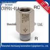 PISCO Japan Check Valve Series: CVPF01-01A, CVPF01-02A, CVPF01-02B, CVPF02-02B