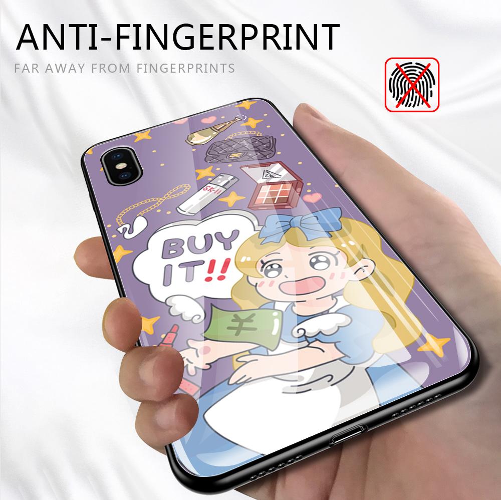 Tempered Glass Phone Case For iPhone 11 12 13 14 15 16 17 Redmi 10 12 14C Note10 Note14 Xiaomi 11Lite PocoC75 Soft Edge Shockproof Smooth Shell