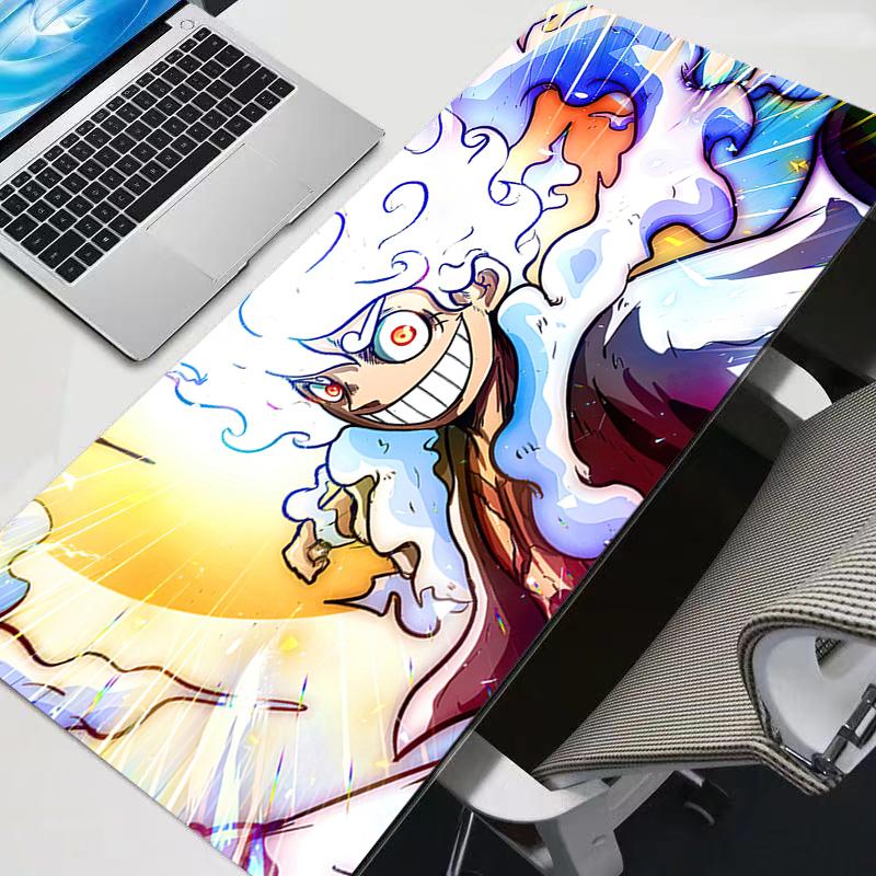 Mouse Pad One Piece Luffy Computer Speed Type Carpet Mat For Esports Players Laptop Keyboard Mousepad Office Desk Mat
