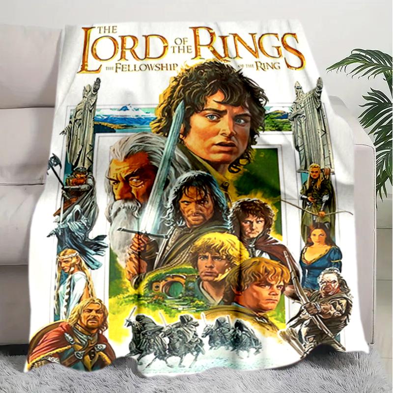 1PC The Lord of the Rings Blanket, All-season Lightweight Home Office Outdoor Nap Multifunctional Blanket, Christmas Gifts