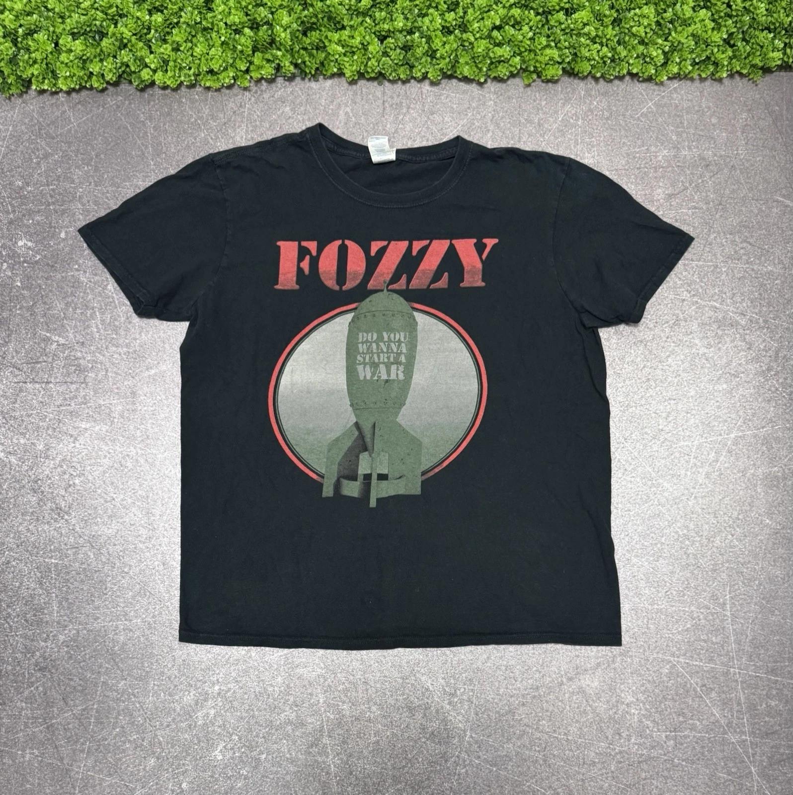 Vintage 2000s T Shirt fozzy do you wanna start a war XL