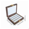 Boîte de rangement pour peinture en bois 36 compartiments Boîte à pigments Couvercle articulé Aquarelle Bois