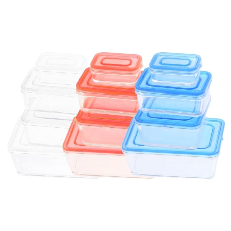 1:12 Dollhouse Fresh Keeping Box 4pcs Lunch Box DIY Kitchen Tableware Decoration