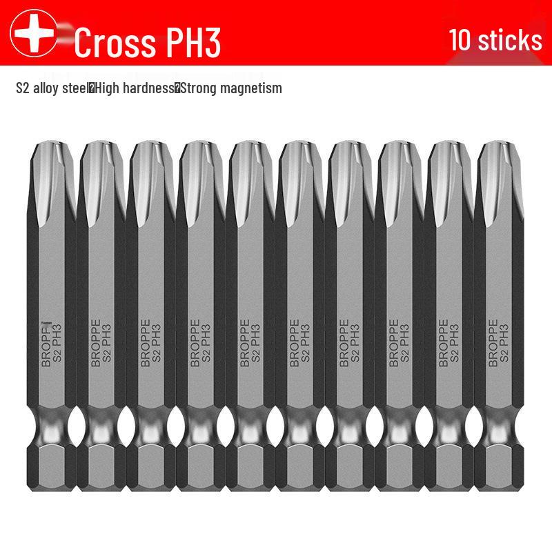 BROPPE Electric Magnetic Phillips Torx Hex S2 Drill Screwdriver Bit