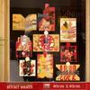Chinese New Year Fu Character & Wealth Blessing Cloth Decal