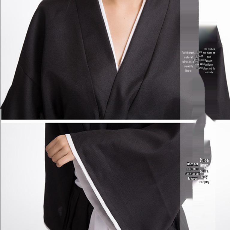 Shinigami Kimono Set: Death God Battle Suit Cosplay Outfit
