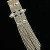 European Luxury Crystal Water Drop Tassel Bracelet Women’s Accessories