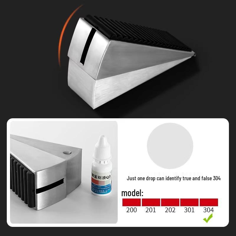 Large Windproof Door Stopper Wedge - Anti-Collision Safety Door Jam Device