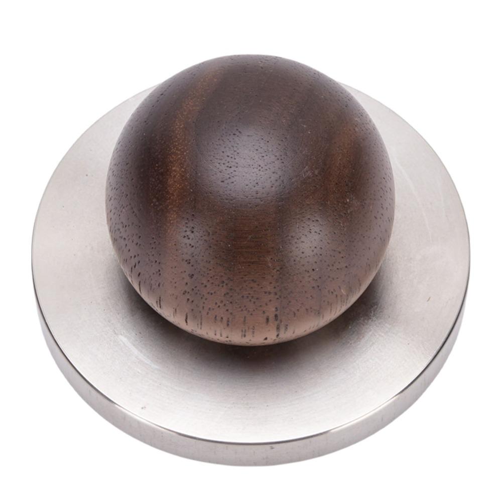 Wooden Handle Coffee Tamper 304 Stainless Steel Coffee Hand Tamper Mini Coffee Tamper For Cafe