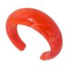 Siasiya Red Crescent Resin Stud Earrings – Women’s Autumn/Winter Collection: Elegant, Niche Style Hoops and Bracelet Set