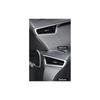 Tsuchiya Yac Drink Holder, Driver's Seat SY-CO5 and Passenger's Seat SY-CO6 Set, for Toyota Corolla Cross (10 Series), Black and Silver