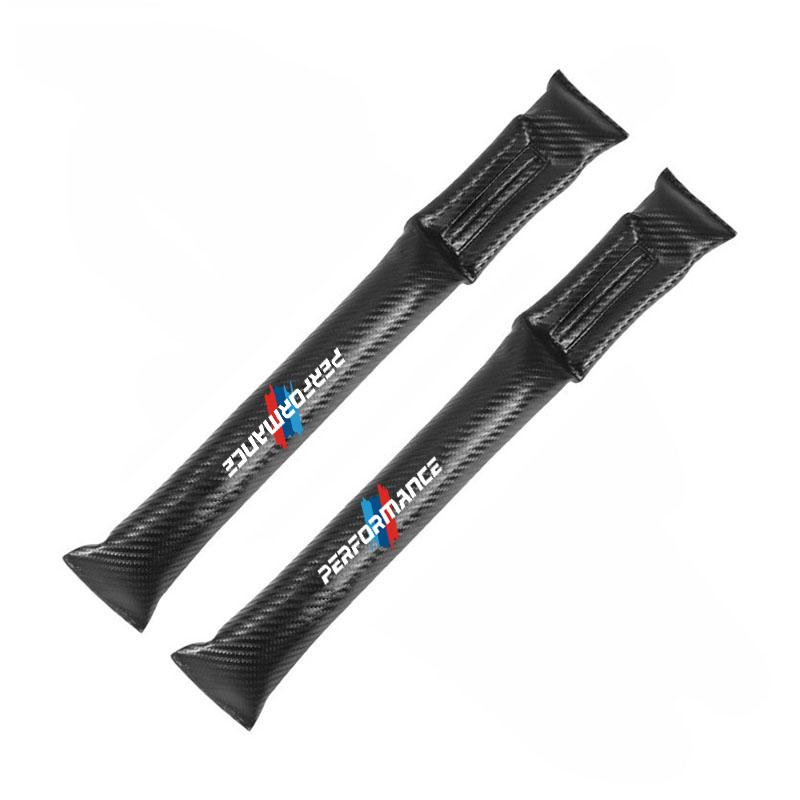 SCKS3 Leather Car Seat Gap Filler Seat Gap Leak Proof Strip For BMW Performance F30 F10 E90 E46 E60 E70 E39 E36 E87 X7 E92 E91 Sticker