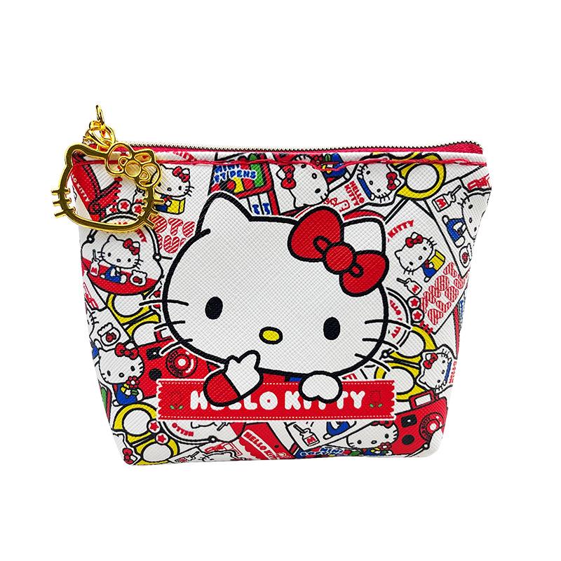 Hello Kitty Cartoon Coin Purse - Mini Cute Zipper Wallet for Girls