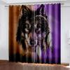 Animal Wolf Tiger Leopard High Blackout Curtains Living Room Children's Room Bedroom Thick Shading Drape New Style Dark Curtain