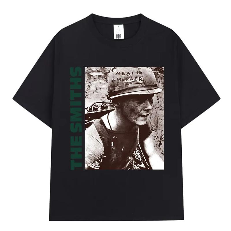 The Smiths The Queen Is Dead Maglietta Anni '80 Indie Morrissey Maglietta Oversize Vintage Punk Rock Band Magliette Streetwear Unisex