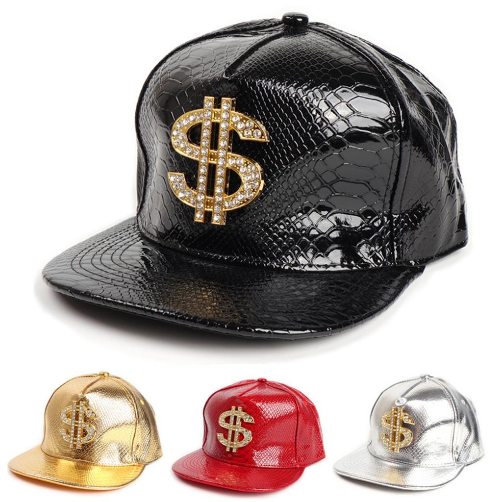 Dollar Badge Crocodile Pattern Baseball Cap Adjustable Hat Y2k Hiphop Cycling Climbing Travel Hat for Boy Girls Unisex