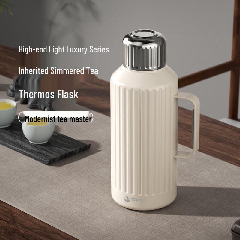 Temake Large Capacity Stainless Steel Tea Thermos