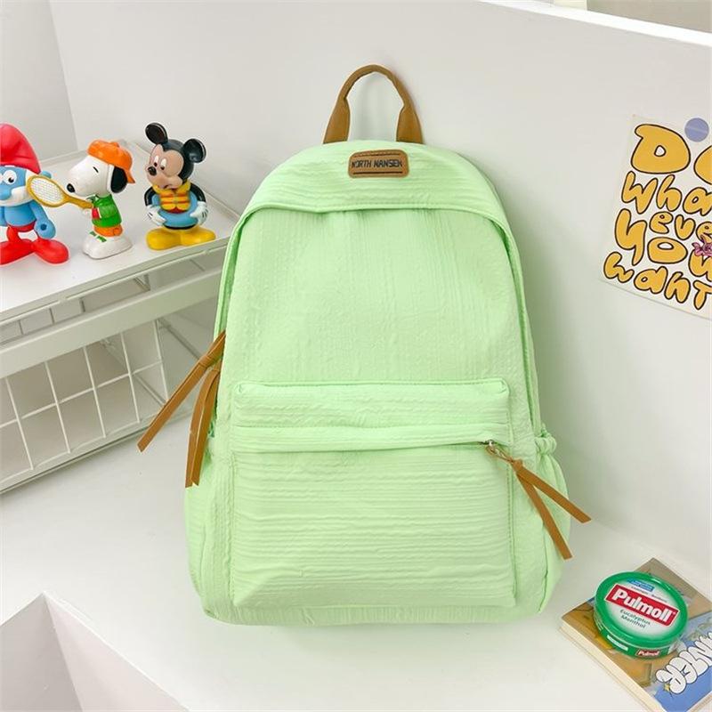 Schoolbag new backpack female junior high school high school student college student schoolbag simple large capacity backpack schoolbag wholesale