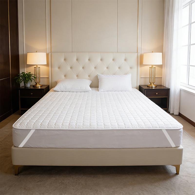 

Hotel Mattress Protector Pad: Quilted, Anti-Slip, Waterproof, Bedding Protection Pad 200g/m2