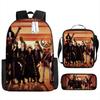 ONE PIECE Student School Bag Luffy Cartoon School Bag Boys Pencil Bag Voyage King Explosion