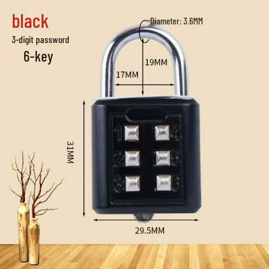 

Waterproof Combination Padlock for Gym, Dorm, and Outdoor Use