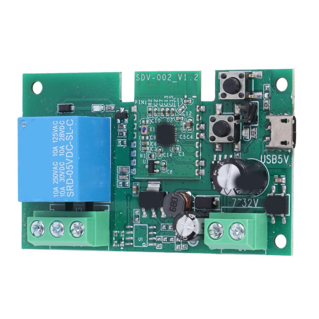 Intelligent Switch Breaker Module Inching and Self Locking Smart APP Control Relay Module 7‑32V