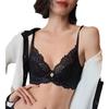 French Sexy Breathable Lace Bra, Thin Minimizer Push-Up Lift Anti-Sag Bra for Full Bust Women