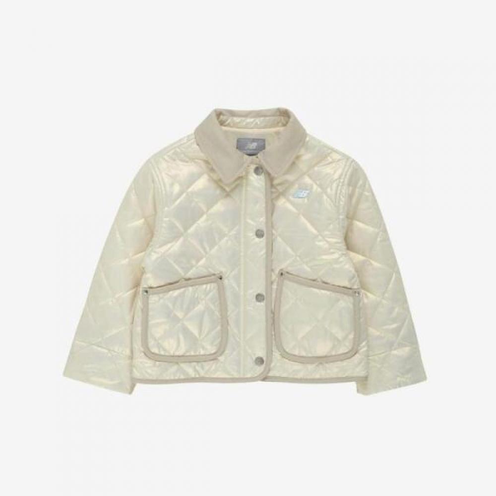 New Balance Sellerhub Kids Quilting Jacket Nk9qg (39)Ivory／160