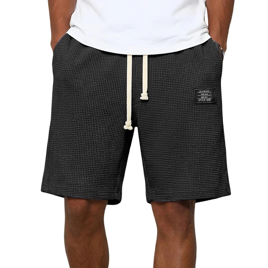 Men's Casual -Weave Drawstring Shorts