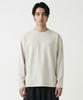 ADHOC Men'S Punto Basic Dog Round Long Sleeve Tee (Beige) (Hcrlt30)