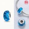 Coppereffervescence Murano Glass Original Colored Beads Fit Original Charm Bracelet Fine Jewelry Diy Giftsfor Women