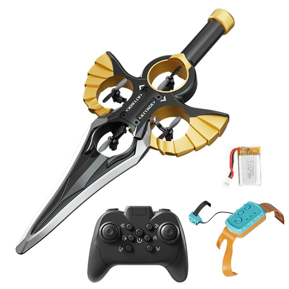 RC Flying Sword 360 Flip Fighter Jet Toy Remote Control Airplane RC Aerial Stunt Plane Toys Gifts for Kids Boys