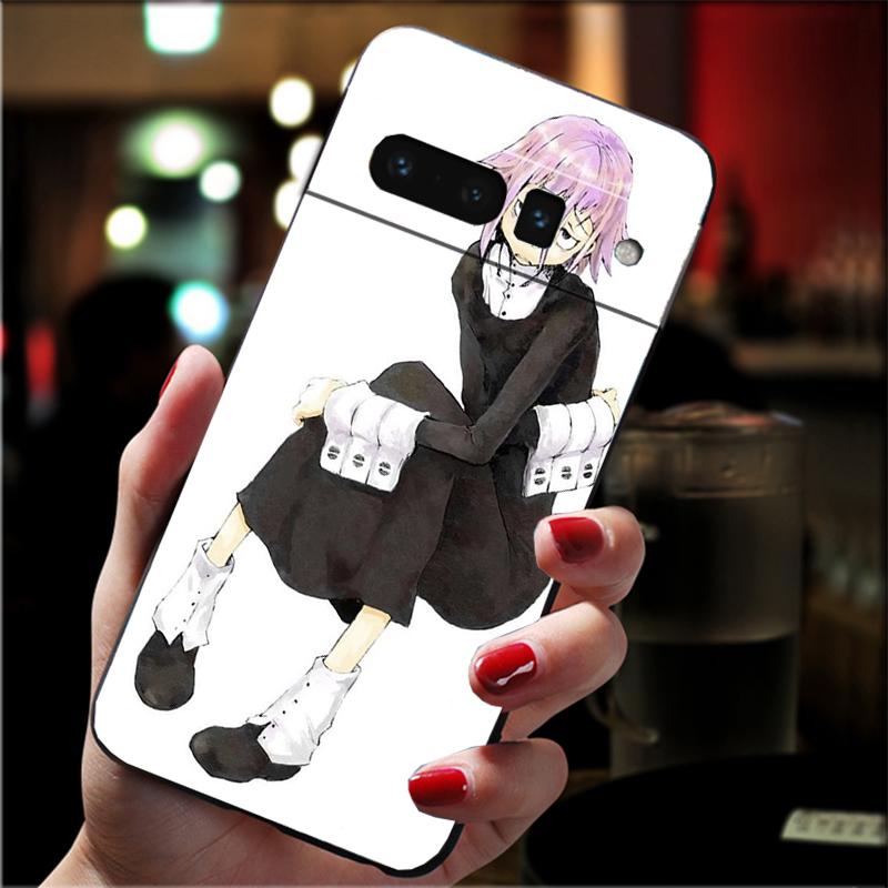 For Google Pixel 10 9 Pro XL Silicone Phone Soft Case For Google Pixel 9A 8A 7A 6A 5 Soul Eater Crona Cover Shell