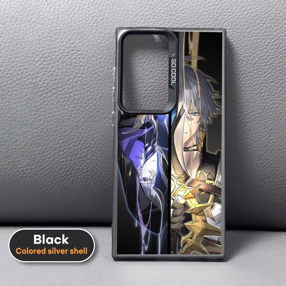 

Чехол для телефона Honkai Star Rail Phainon для черного lMDColor Серебристый корпус для Samsung S25 24 23 22 21 20 Plus Ultra FE Galaxy S24