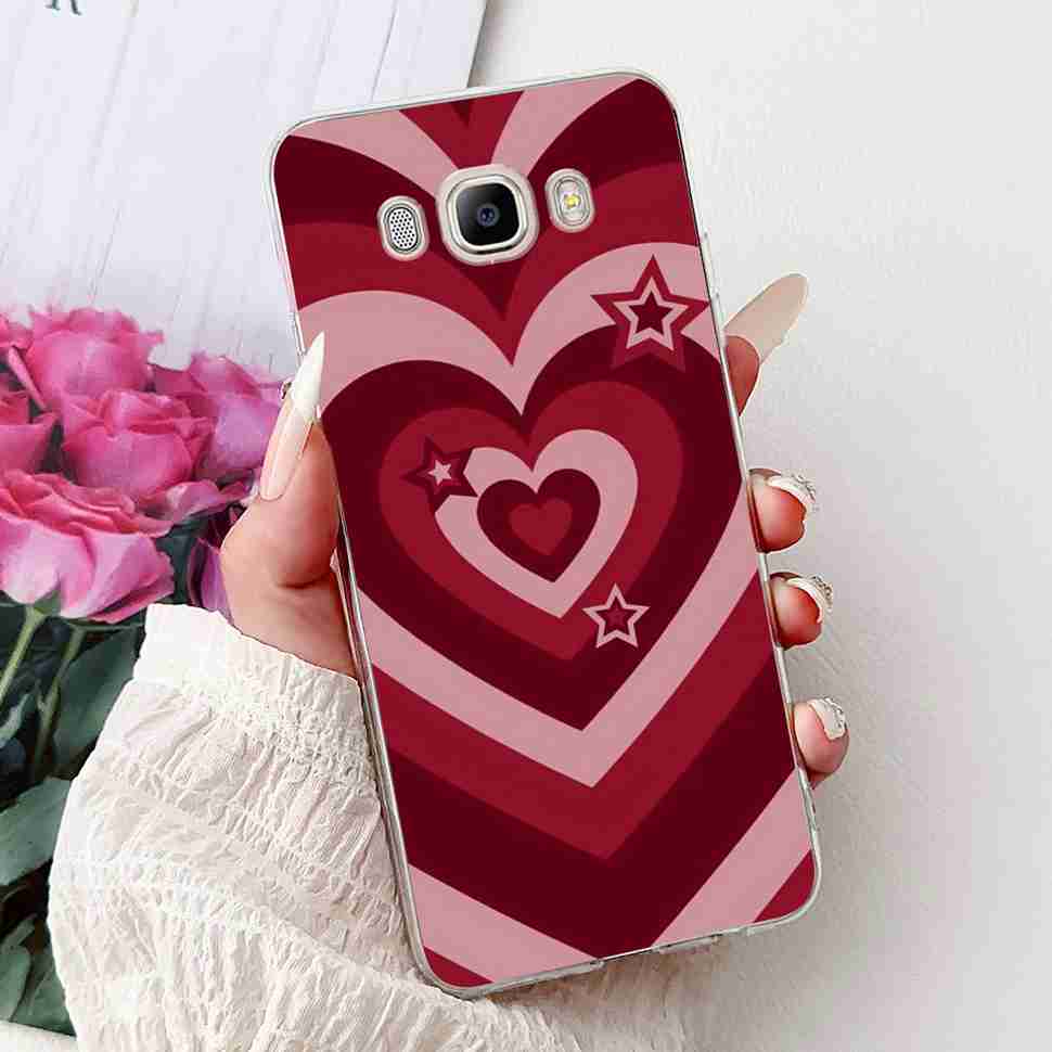 For Samsung Galaxy J7 2016 SM-J710FN Cartoon Animals Soft Silicone TPU Cover For Samsung J7 Core SM-J701F Fashion Flowers Shell