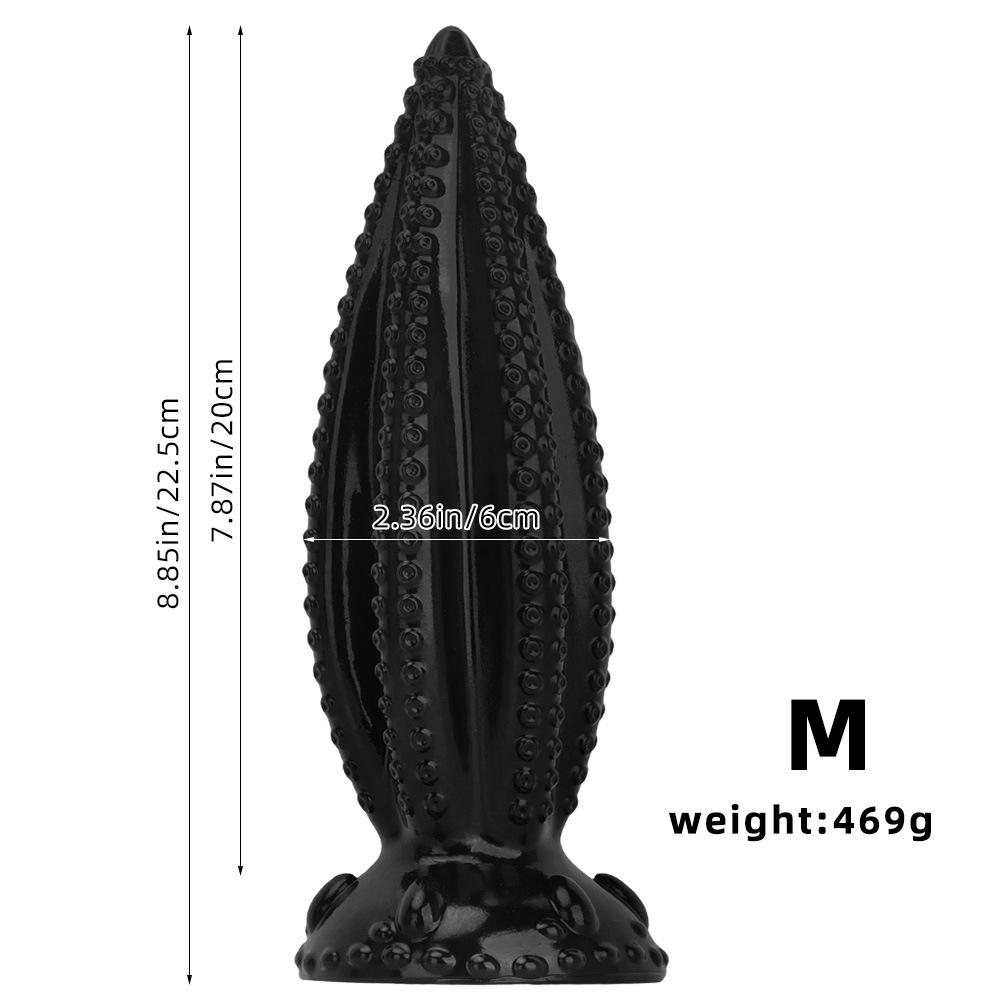 PVC Anal Plug Dildo Women's Masturbator Sex Toy Fisting BDSM Strap On Penis Big Dick