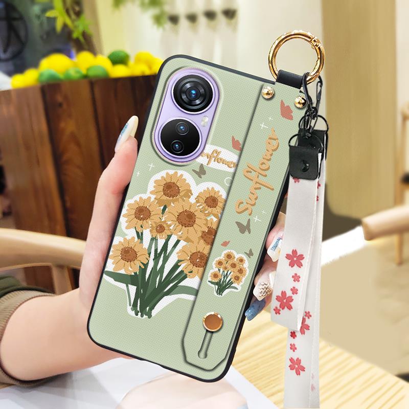 Soft case Phone Holder Phone Case For Blackview A200 Pro Waterproof Back Cover Oil Painting Dirt-resistant Protective